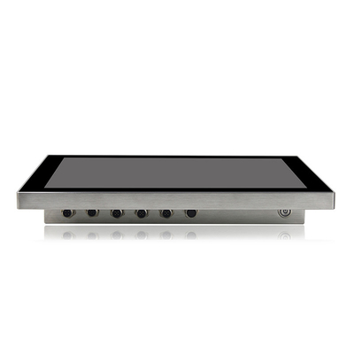데스크탑 야외 이녹스 IP69K 패널 PC I3 방수 벽체는 산업용 컴퓨터를 탑재합니다