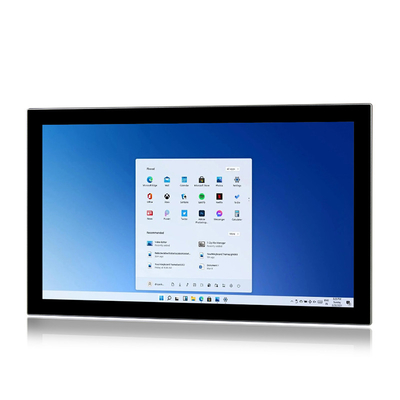 23.8 인치 고정 헤드 디스크 산업적 터치 PC 1920X1080 DDR4L 4GB 맥스 32GB