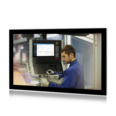 24 인치 산업적 HMI 패널 PC 다중 터치 3 Lan J6412 4G 128GB