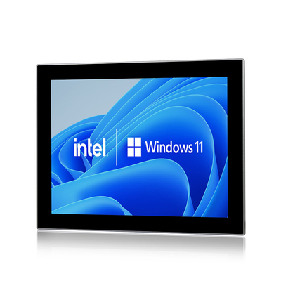 울퉁불퉁한 패널 PC X86 Windows11 팬없이 전기 용량 터치 스크린 IP65를 탑재하는 15 &quot; 벽체