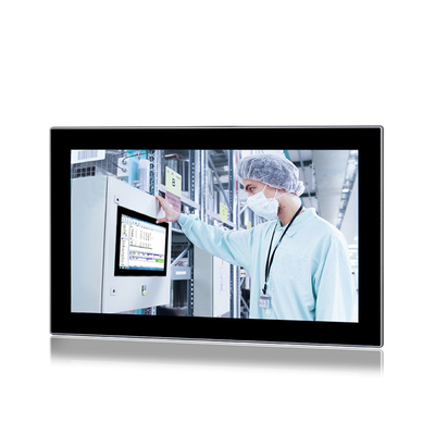 18.5Inch 산업적 올인원 PC HMI 패널 J1900 CPU 전면 IP65
