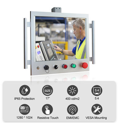OEM 팬없이 산업적 HMI 패널 PC 스테인레스 강 캔틸레버