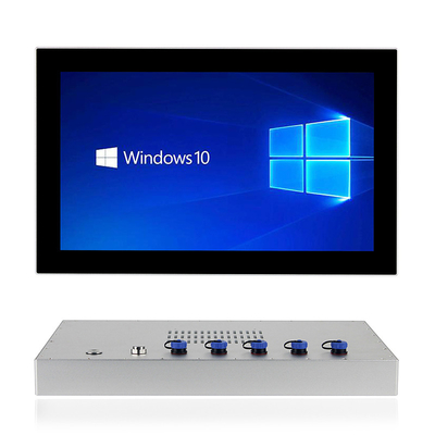 Wince 핵심 I3 I5 산업 터치 패널 PC IP66 IP69k 방수 팬리스 15.6 인치