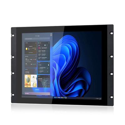 PCAP 터치 선반 장착 패널 PC 앞 IP65 19는 &quot; DC를 9V에서 이끌었습니다 - 36V