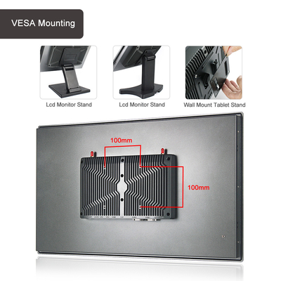 I7 8565U 팬없이 산업적 터치 패널 PC 지원은 10이지 리눅스 우분투 데비안 시스템을 얻습니다
