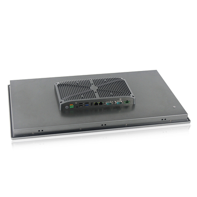 J1900 CPU 산업적 패널 PC 전기 용량 터치 24 인치 앞 IP66 방수