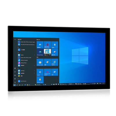 J1900 CPU 산업적 패널 PC 전기 용량 터치 24 인치 앞 IP66 방수