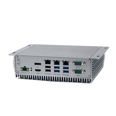 OEM 울퉁불퉁한 인더스트리얼 팬없이 작은 PC DC24V Wins10 / 리눅스 3 LAN