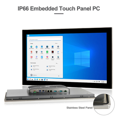 24 인치 터치 스크린 컴퓨터 I5-8265U 윈도우 11 RS485 RS232