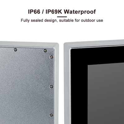 J1900 24 인치 산업적 터치 패널 방수 IP69K 패널 PC