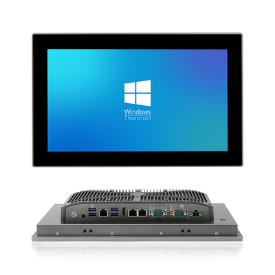 13.3&quot; LCD 인텔 J6412 산업용 HMI 패널 장착 터치스크린 PC(RS485 2개 포함)