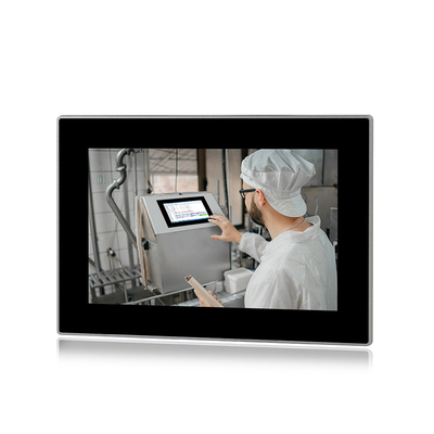 인텔 J6412 어려운 패널 PC 10 포인트 전기 용량 터치 패널 PC IP65 3xRJ45