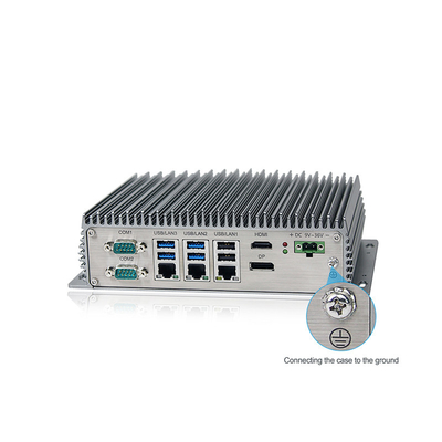 와이파이와 높은 강력한 셀러론 인더스트리얼 팬없이 작은 PC J6412 USB 유리창 리눅스