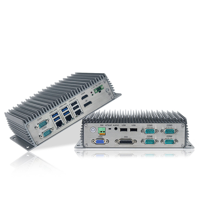 와이파이와 높은 강력한 셀러론 인더스트리얼 팬없이 작은 PC J6412 USB 유리창 리눅스