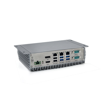3*LAN 8*USB 6*COM과 내장된 인더스트리얼 팬없이 작은 PC J6412 J1900 I3 I5