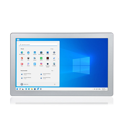 IP69K 산업적 방수 컴퓨터 21.5 인치 DC 12 - 24V 저항력이 있는 터치