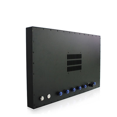 IP67 21.5 인치는 팬없이 Pc 터치 스크린 LAN USB RS232 PCAP에 판벽널을 끼웁니다
