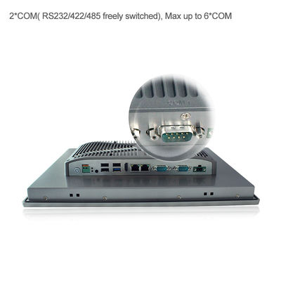 DC9V-36V 2 LAN 산업적 터치 패널 PC IP65 방수