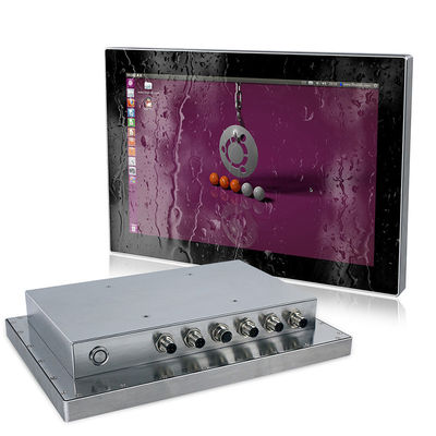 산업적 12in Ip66은 스테인레스 스틸 케이스와 패널 Pc 터치 스크린을 팬없이 방수 처리합니다