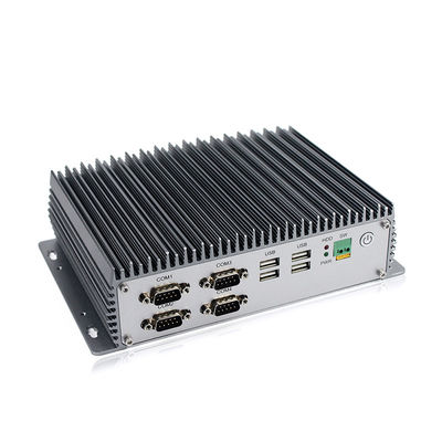 산업적 미니 pc 팬없이 두 이더넷 포트 인텔 코어 I7 산업 자동화 제어