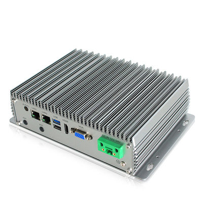 내장된 산업용 컴퓨터 제품, J1900 3855U I3 I5 HDMI VGA가 팬없이 Pc를 권투합니다