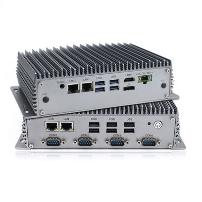 내장된 울퉁불퉁한 OEM Win10 DDR4L MSATA 인더스트리얼 팬없이 작은 PC I5 계약