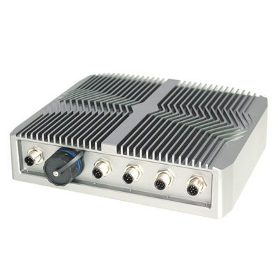 야외 IP67은 리눅스 팬없이 작은 Pc, M12 입출력 연결기 산업적 Gpu 컴퓨터를 끼워 넣었습니다