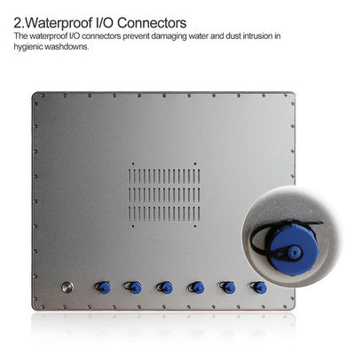 I3-6100U 19 인치는 Ip69k에게 이엇을 위한 팬없이 산업적 터치 패널 Pc를 보내게 했습니다