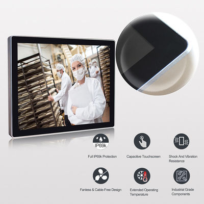 I3-6100U 19 인치는 Ip69k에게 이엇을 위한 팬없이 산업적 터치 패널 Pc를 보내게 했습니다