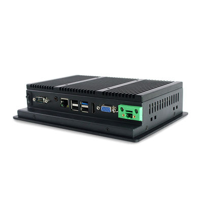 RJ45 전기 용량 터치스크린 인더스트리얼 팬없이 작은 PC 패널 마운트