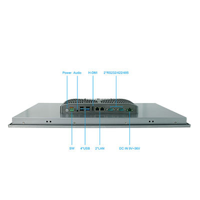 HMI 자동화 울퉁불퉁한 미니 pc, 21.5in 산업적 임베딩된 컴퓨터