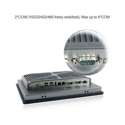 RS232 RS485 산업용 퍼스널 컴퓨터, 12 &quot; 저항력이 있는 터치 팬없이 작은 Pc