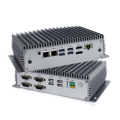 인텔 I5는 Rs232 통신 포트와 팬없이 산업적 미니 pc 컴퓨터 이중화 랜을 끼워 넣었습니다