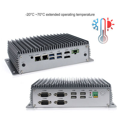 인텔 I5는 Rs232 통신 포트와 팬없이 산업적 미니 pc 컴퓨터 이중화 랜을 끼워 넣었습니다