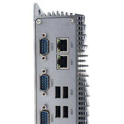 4개 Ｘ LAN과 울퉁불퉁한 인더스트리얼 팬없이 작은 PC 인텔 코어 I3-8145U 듀얼 코어 2.1GHz