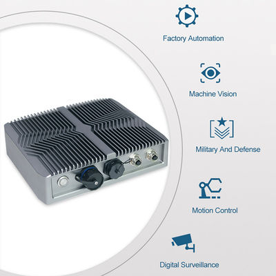이중화 랜 데스크탑 2USB 인더스트리얼 팬없이 작은 PC, 야외 IP67 팬없이 I5 미니 pc