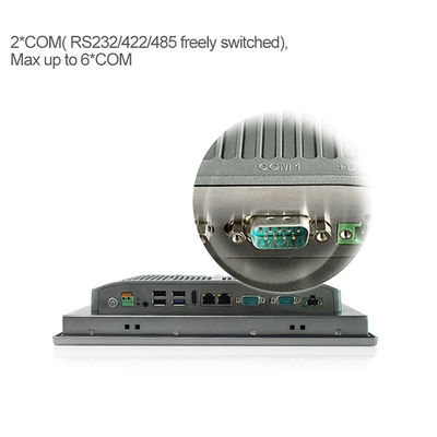 와이파이와 12 &quot; PCAP 터치스크린 I5 이중화 랜 단번에 산업적 미니 pc 패널 컴퓨터