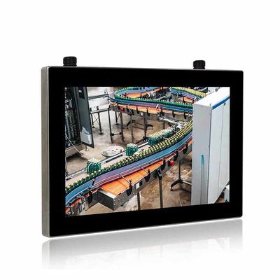 450cd/M2 스테인리스 패널 PC 완전히 동봉하는 IP69K 12 인치 25W