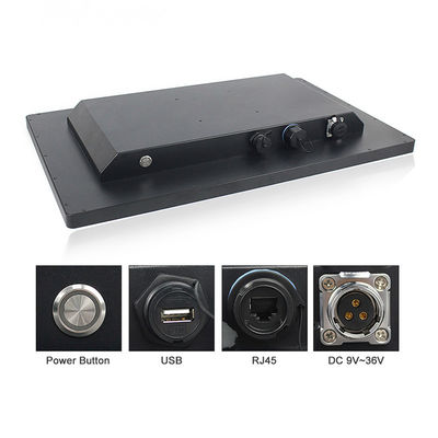 24&quot; IP69K Pcap 방수 터치스크린 PC 팬리스 VGA(GbE LAN 포함)