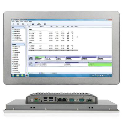 HDMI VESA 산업용 터치 패널 PC 45W 15.6 인치 IP65 방수 TPM2.0