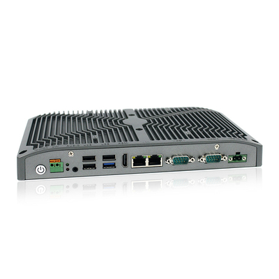 20W DC36V 팬리스 임베디드 미니 PC J1900 I3 I5 I7 X86 합금 쉘