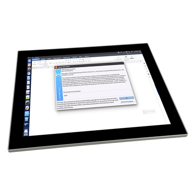 팬없이 한 Ip65에서 핵심 J1900 2.0GHz 산업적 터치 패널 PC 모두를 공목을 넣으세요
