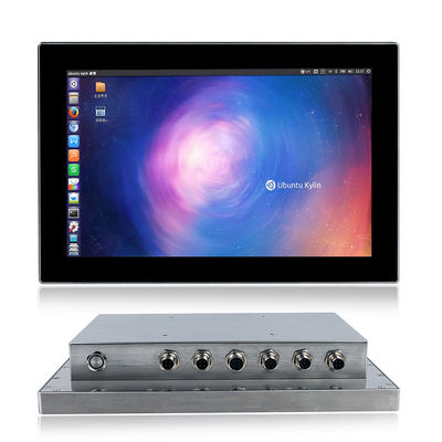 품질 벽은 터치스크린 데스크탑 컴퓨터, 리눅스 RJ45 방수 터치 화면 Pc를 탑재했습니다 공장